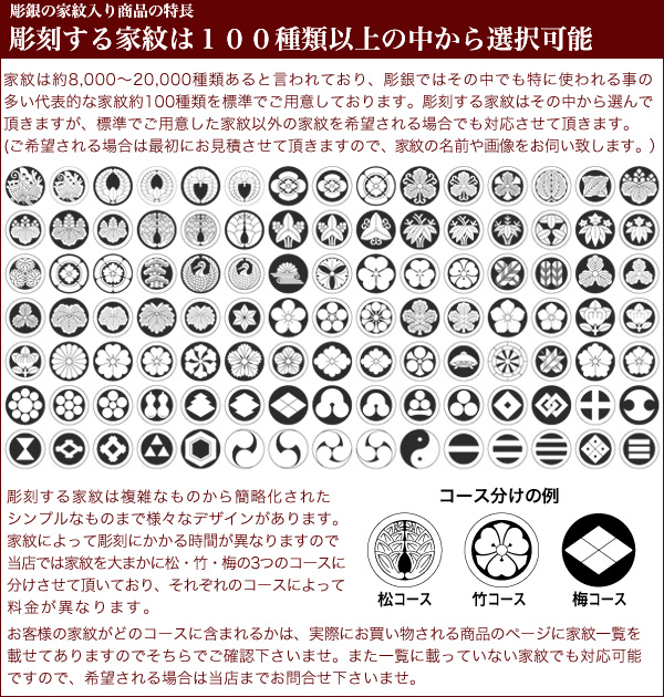 約20000万種類以上あると言われているそのほとんどに対応可能です。