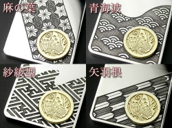 家紋ペンダント・GENROKU ゴールドエンブレム　柄