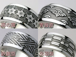 家紋リング・GENROKU 江戸小紋